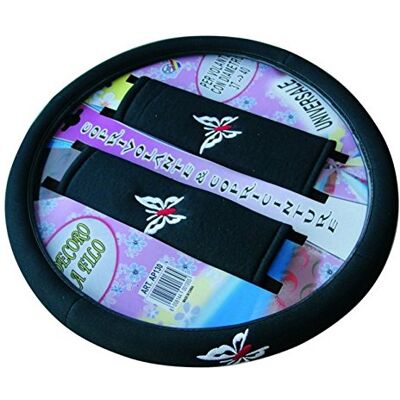 TIDIERRE SRL Funda para Volante + 2 Fundas para Volante Bordado de Hilo TIDIERRE SRL Funda para Volante + 2 Fundas para Volante Bordado de Hilo