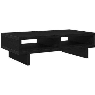vidaXL Soporte para monitor de roble negro, 50x27x15 cm, vidaXL Soporte para monitor de roble negro, 50x27x15 cm,