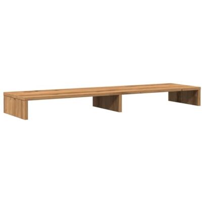 vidaXL Soporte de pantalla madera ingeniería artisian 100x27x10 cm vidaXL Soporte de pantalla madera ingeniería artisian 100x27x10 cm
