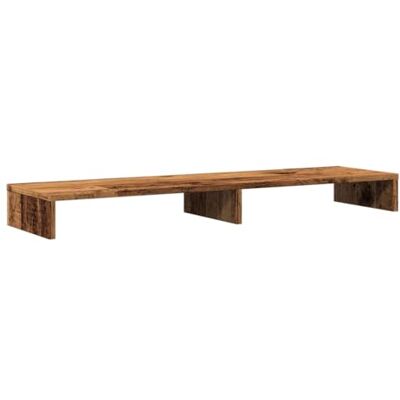 vidaXL Soporte de Pantalla Madera ingeniería Envejecida 100x27x10 cm vidaXL Soporte de Pantalla Madera ingeniería Envejecida 100x27x10 cm
