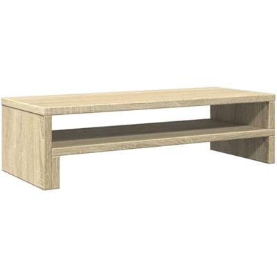 vidaXL Soporte de pantalla madera ingeniería roble Sonoma 54x22x15 cm vidaXL Soporte de pantalla madera ingeniería roble Sonoma 54x22x15 cm