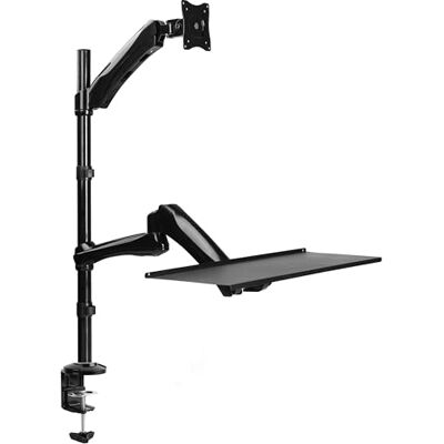 RICOO Soporte Monitor Mesa Brazo articulado Giratorio Inclinable Pantalla PC 13-27" (33-69cm) Stand para monitores VESA 75x75 100x100 RICOO Soporte Monitor Mesa Brazo articulado Giratorio Inclinable Pantalla PC 13-27" (33-69cm) Stand para monitores VESA 75x75 100x100