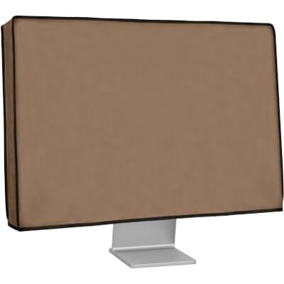 kwmobile Cubierta compatible con Monitor de 27-28" Funda protectora para pantalla antipolvo Protector café capuchino kwmobile Cubierta compatible con Monitor de 27-28" Funda protectora para pantalla antipolvo Protector café capuchino