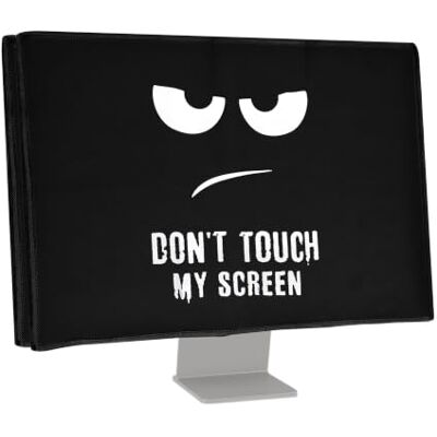 kwmobile Funda compatible con monitor Monitor de 31-32" Cubierta protectora textil para pantalla Don't touch my Screen kwmobile Funda compatible con monitor Monitor de 31-32" Cubierta protectora textil para pantalla Don't touch my Screen