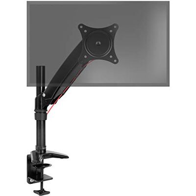 Duronic DM551X1 Soporte de Brazo para Monitor, Negro, Aluminio, VESA 75/100 Soporte de Escritorio para PC Individual, Altura Ajustable, Para una Pantalla LCD LED de 15-27, Capacidad de 7, 8 kg Duronic DM551X1 Soporte de Brazo para Monitor, Negro, Aluminio, VESA 75/100 Soporte de Escritorio para PC Individual, Altura Ajustable, Para una Pantalla LCD LED de 15-27, Capacidad de 7, 8 kg