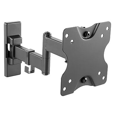 RICOO Soporte Monitor de Pared S5011, Ajustable Giratorio e Inclinable para Pantallas de 13" a 27" VESA 75x75 100x100, Capacidad Máxima 20kg Ideal para Espacios de Trabajo y Oficina. RICOO Soporte Monitor de Pared S5011, Ajustable Giratorio e Inclinable para Pantallas de 13" a 27" VESA 75x75 100x100, Capacidad Máxima 20kg Ideal para Espacios de Trabajo y Oficina.