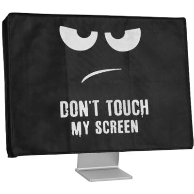 kwmobile Funda compatible con monitor Monitor de 20-22" Cubierta protectora textil para pantalla Don't touch my Screen kwmobile Funda compatible con monitor Monitor de 20-22" Cubierta protectora textil para pantalla Don't touch my Screen