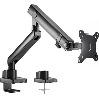 VIVO Soporte de Escritorio de Aluminio Monitor único con Brazo de Motor de elevación, se Adapta a Pantallas de hasta 32 Pulgadas, STAND-V101BB VIVO Soporte de Escritorio de Aluminio Monitor único con Brazo de Motor de elevación, se Adapta a Pantallas de hasta 32 Pulgadas, STAND-V101BB