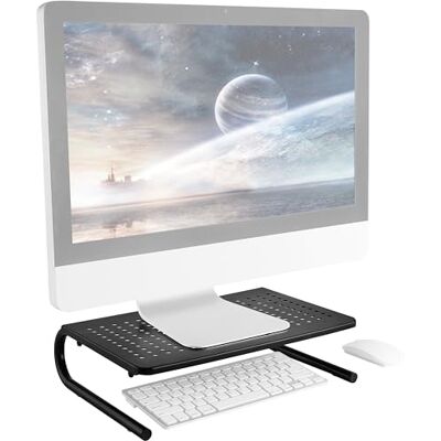 RICOO Soporte monitor escritorio Elevador para pantallas PC Base de pie universal Pedestal mesa Portatil Laptop Monitores ordenador RICOO Soporte monitor escritorio Elevador para pantallas PC Base de pie universal Pedestal mesa Portatil Laptop Monitores ordenador