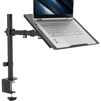 VIVO Soporte de Escritorio para portátil Individual Extensión Totalmente Ajustable con Abrazadera C (STAND-V001L) VIVO Soporte de Escritorio para portátil Individual Extensión Totalmente Ajustable con Abrazadera C (STAND-V001L)