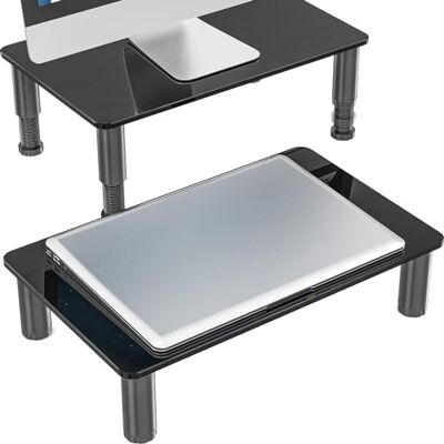 Hemudu 2 Soporte Monitor Escritorio, Elevador Monitor con Altura Ajustable, Soporte Mesa Monitor para Pantalla Plana LCD LED TV, Portátil/Ordenador/Xbox One, 38X24X8.6cm, Elevador TV Max Peso 40kg Hemudu 2 Soporte Monitor Escritorio, Elevador Monitor con Altura Ajustable, Soporte Mesa Monitor para Pantalla Plana LCD LED TV, Portátil/Ordenador/Xbox One, 38X24X8.6cm, Elevador TV Max Peso 40kg