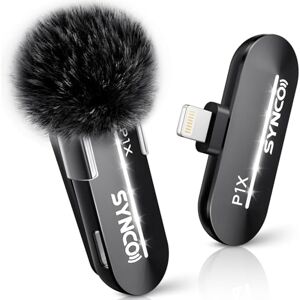 SYNCO Micrófono Inalámbrico para iPhone, P1XL Micrófono de Solapa Profesional para TikTok, Youtube, Streaming, Grabación de Video, Vlog, Mini Microfono para iPhone 14/13/12/11/SE... SYNCO Micrófono Inalámbrico para iPhone, P1XL Micrófono de Solapa Profesional para TikTok, Youtube, Streaming, Grabación de Video, Vlog, Mini Microfono para iPhone 14/13/12/11/SE...