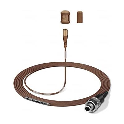 Sennheiser MKE 1-4-2 Micro-Cravate Miniatura, omnidireccional, Marrón Sennheiser MKE 1-4-2 Micro-Cravate Miniatura, omnidireccional, Marrón