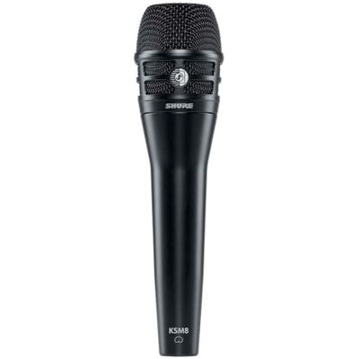 Shure ksm8 Negro dualdyne voz Micrófono con 2 Membranas, Dinámico Shure ksm8 Negro dualdyne voz Micrófono con 2 Membranas, Dinámico
