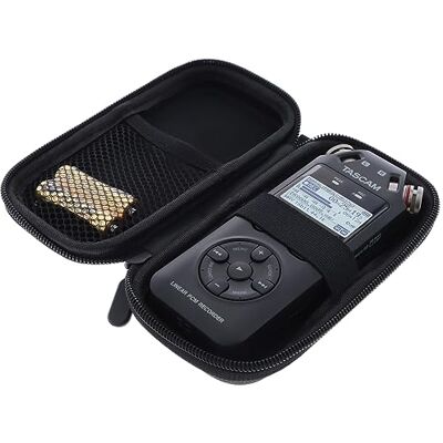 foto-kontor Funda Compatible con TASCAM DR-05X Audio Recorder Protectora y de Transporte para Llevar Protección Segura Negro foto-kontor Funda Compatible con TASCAM DR-05X Audio Recorder Protectora y de Transporte para Llevar Protección Segura Negro