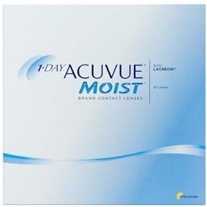 Acuvue 1-DAY MOIST –Reemplazo Diario – protección UV – 90 lentes -3.25 radio 9.0 Acuvue 1-DAY MOIST –Reemplazo Diario – protección UV – 90 lentes -3.25 radio 9.0