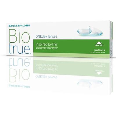 Biotrue ONEday BAUSCH + LOMB lentillas diarias esféricas, 30 unidades / 8.6 BC / 14.20 DIA / -01,25 Biotrue ONEday BAUSCH + LOMB lentillas diarias esféricas, 30 unidades / 8.6 BC / 14.20 DIA / -01,25