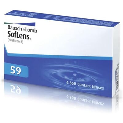 SofLens 59 BAUSCH + LOMB lentillas mensuales esféricas, 6 unidades / 8.6 BC / 14.20 DIA / -08,00 SofLens 59 BAUSCH + LOMB lentillas mensuales esféricas, 6 unidades / 8.6 BC / 14.20 DIA / -08,00