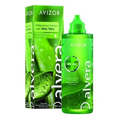 Avizor Líquido de lentillas Alvera 1 × 350 ml con estuche. Solución para limpieza y desinfección de todo tipo de lentes de contacto blandas Avizor Líquido de lentillas Alvera 1 × 350 ml con estuche. Solución para limpieza y desinfección de todo tipo de lentes de contacto blandas