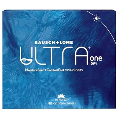 Bausch + Lomb ULTRA ONE DAY lentillas, diarias, 90 unidades, +04,25 (Positivo) Bausch + Lomb ULTRA ONE DAY lentillas, diarias, 90 unidades, +04,25 (Positivo)