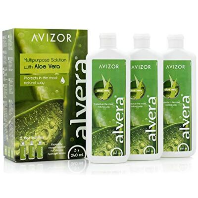 Avizor Liquido de Lentillas, 240 ml, Pack de 3 Avizor Liquido de Lentillas, 240 ml, Pack de 3