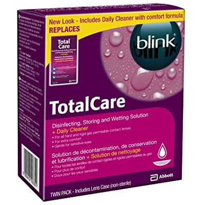 Acuvue Blink Solución de desinfección, almacenamiento, humectación, doble paquete y limpiador diario de AMO (reemplaza a TotalCare) Acuvue Blink Solución de desinfección, almacenamiento, humectación, doble paquete y limpiador diario de AMO (reemplaza a TotalCare)