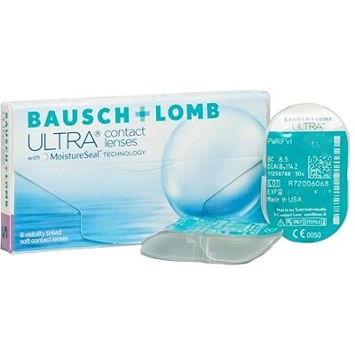 Bausch + Lomb ULTRA lentillas mensuales esféricas, 6 unidades / 8.7 BC / 14.20 DIA / -05,25 Bausch + Lomb ULTRA lentillas mensuales esféricas, 6 unidades / 8.7 BC / 14.20 DIA / -05,25