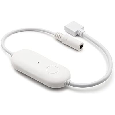 NITYAM Smart Controlador Wi-Fi para cinta LED, Multicolor (RGB) + Cambio de blanco (CCT) + Mando a distancia (IR), Compatible con smartphones iOS y Android + Asistentes de voz Amazon/Google/Siri NITYAM Smart Controlador Wi-Fi para cinta LED, Multicolor (RGB) + Cambio de blanco (CCT) + Mando a distancia (IR), Compatible con smartphones iOS y Android + Asistentes de voz Amazon/Google/Siri