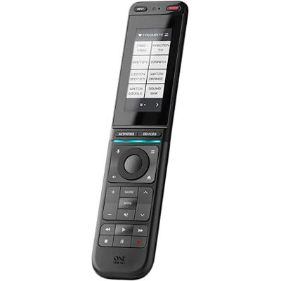One For All URC7985 Smart Control Pro Mando a distancia universal – Pantalla táctil, Control de aplicaciones, infrarrojos y Bluetooth, Actividades y pantallas personalizables, Teclas retroiluminadas One For All URC7985 Smart Control Pro Mando a distancia universal – Pantalla táctil, Control de aplicaciones, infrarrojos y Bluetooth, Actividades y pantallas personalizables, Teclas retroiluminadas