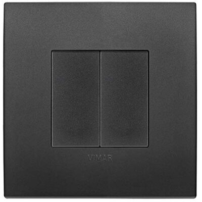 Vimar Arké Kit de mando a distancia inalámbrico y sin pilas, VIEW inalámbrico estándar Bluetooth con soporte, teclas, placa de 2 m Vimar Arké Kit de mando a distancia inalámbrico y sin pilas, VIEW inalámbrico estándar Bluetooth con soporte, teclas, placa de 2 m