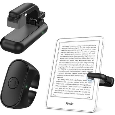 LeadsaiL Control Remoto Página Turner para Kindle Paperwhite/Scribe/Oasis, RF Control de Página Remoto Clicker para iPad Tablets Comics, Tomar Fotos Cámara Grabación de Video Remoto disparadores-Negro LeadsaiL Control Remoto Página Turner para Kindle Paperwhite/Scribe/Oasis, RF Control de Página Remoto Clicker para iPad Tablets Comics, Tomar Fotos Cámara Grabación de Video Remoto disparadores-Negro