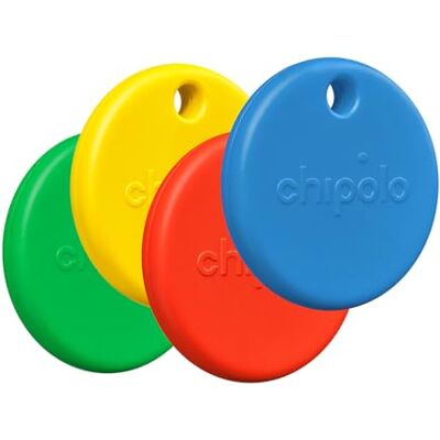Chipolo POP Tracker Tag Colorido, Compatible y Fuerte rastreador Bluetooth con Haz Sonar tu teléfono, Funciona con Find Hub en Google o Apple Find My 4 Pack (Mezcla de Colores) Chipolo POP Tracker Tag Colorido, Compatible y Fuerte rastreador Bluetooth con Haz Sonar tu teléfono, Funciona con Find Hub en Google o Apple Find My 4 Pack (Mezcla de Colores)