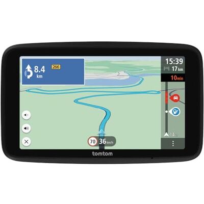 TomTom GPS Coche GO Classic Lite (6", información de tráfico y Alerta de radares, actualizaciones de mapas de Europa Mediante Wi-Fi y Soporte Reversible Integrado) TomTom GPS Coche GO Classic Lite (6", información de tráfico y Alerta de radares, actualizaciones de mapas de Europa Mediante Wi-Fi y Soporte Reversible Integrado)