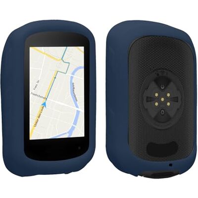 kwmobile Carcasa para GPS Compatible con Garmin Edge 840 / Edge 540 Funda para navegador de Bicicleta En Azul Oscuro kwmobile Carcasa para GPS Compatible con Garmin Edge 840 / Edge 540 Funda para navegador de Bicicleta En Azul Oscuro