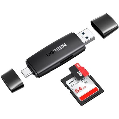 UGREEN Lector Tarjetas SD TF Tipo C Card Reader USB 3.0 Adaptador Micro SD Compatible con Micro SD Micro SDHC Micro SDXC, iPhone 18 Pro Max 17 MacBook Air iPad Pro Galaxy UGREEN Lector Tarjetas SD TF Tipo C Card Reader USB 3.0 Adaptador Micro SD Compatible con Micro SD Micro SDHC Micro SDXC, iPhone 18 Pro Max 17 MacBook Air iPad Pro Galaxy