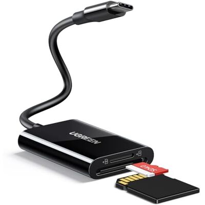 UGREEN Lector de Tarjetas SD Adaptador USB C de Lector Tarjetas (Negro) SD Card Reader Adaptador Micro SD a Tipo C, Compatible con iPhone 18 17 Pro Max MacBook Air iPad Pro UGREEN Lector de Tarjetas SD Adaptador USB C de Lector Tarjetas (Negro) SD Card Reader Adaptador Micro SD a Tipo C, Compatible con iPhone 18 17 Pro Max MacBook Air iPad Pro