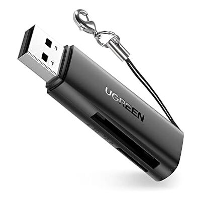 UGREEN Lector de Tarjetas CM264 USB 3.0 para TF/SD Negro UGREEN Lector de Tarjetas CM264 USB 3.0 para TF/SD Negro