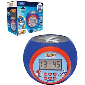 LEXIBOOK , Sonic The Hedgehog, Reloj Despertador con proyector y función de repetición, luz Nocturna con Temporizador, Pantalla LCD, a Pilas, Azul, LEXIBOOK , Sonic The Hedgehog, Reloj Despertador con proyector y función de repetición, luz Nocturna con Temporizador, Pantalla LCD, a Pilas, Azul,