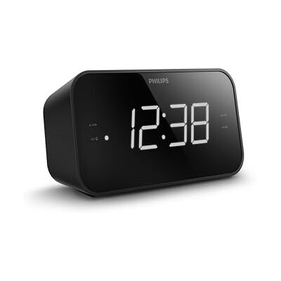 Philips TAR3356/10 Radiodespertador FM con Alarma Dual, Pantalla LED Grande, Temporizador de Sueño, Radio Digital con 20 Presintonías y Batería de Reserva Philips TAR3356/10 Radiodespertador FM con Alarma Dual, Pantalla LED Grande, Temporizador de Sueño, Radio Digital con 20 Presintonías y Batería de Reserva