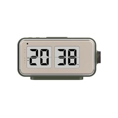 techno line Technoline Reloj despertador retro – DCF77 – Reloj despertador con función de cronómetro, 2 alarmas con repetición, indicador de temperatura interior, calendario, retroiluminación y luz nocturna techno line Technoline Reloj despertador retro – DCF77 – Reloj despertador con función de cronómetro, 2 alarmas con repetición, indicador de temperatura interior, calendario, retroiluminación y luz nocturna