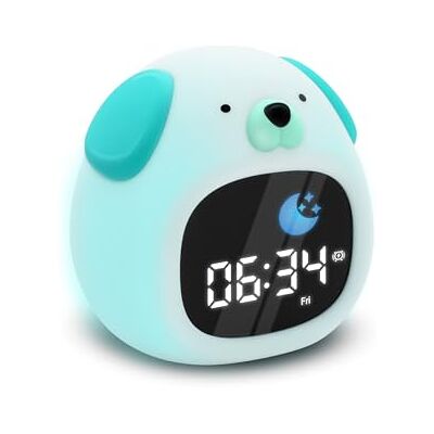 Metronic Reloj despertador infantil educativo con luz nocturna para niño, pantalla digital, aprendizaje educativo inteligente día nocturno, batería recargable USB-C Metronic Reloj despertador infantil educativo con luz nocturna para niño, pantalla digital, aprendizaje educativo inteligente día nocturno, batería recargable USB-C