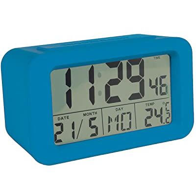 Fisura – Reloj Despertador Digital Azul Led. Reloj indicador de Fecha y Temperatura. 2 alarmas. Botón Snooze. 2 Pilas AAA. Goma ABS. Medidas :12x5,5x7 Fisura – Reloj Despertador Digital Azul Led. Reloj indicador de Fecha y Temperatura. 2 alarmas. Botón Snooze. 2 Pilas AAA. Goma ABS. Medidas :12x5,5x7