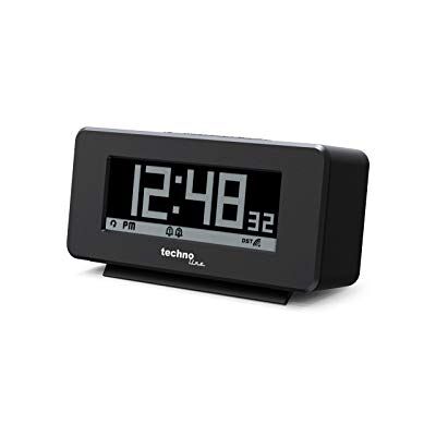 techno line Technoline Radio Despertador con Pantalla Positiva y Negativa, Color Negro Mate, 120 x 57 x 45 mm techno line Technoline Radio Despertador con Pantalla Positiva y Negativa, Color Negro Mate, 120 x 57 x 45 mm