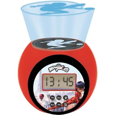 LEXIBOOK , Miraculous Ladybug Cat Noir, Reloj Despertador con proyector, función de repetición y Alarma, luz Nocturna con Temporizador, Pantalla LCD, Funcionamiento a Pilas, Rojo/Negro, LEXIBOOK , Miraculous Ladybug Cat Noir, Reloj Despertador con proyector, función de repetición y Alarma, luz Nocturna con Temporizador, Pantalla LCD, Funcionamiento a Pilas, Rojo/Negro,
