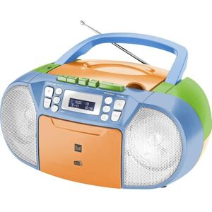 Tchibo DAB-P210 - Reproductor de Radio FM/DAB+ Azul - Boombox Tchibo DAB-P210 - Reproductor de Radio FM/DAB+ Azul - Boombox