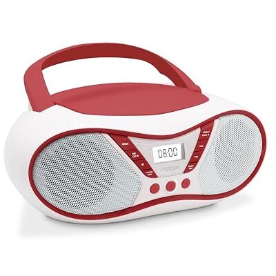 Reproductor de CD Cereza - Radio FM, Puerto USB, Dispositivo de música Reproductor de CD Cereza - Radio FM, Puerto USB, Dispositivo de música