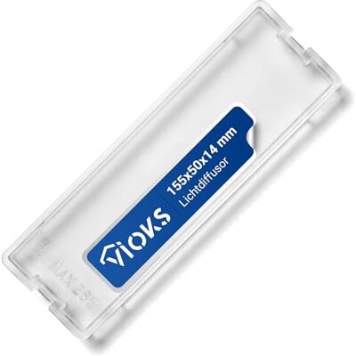 VIOKS Difusor de luz para campana extractora de repuesto para KE0001537 Protector de luz para luces de 155 x 50 mm, para campana extractora Aspes Edesa Fagor VIOKS Difusor de luz para campana extractora de repuesto para KE0001537 Protector de luz para luces de 155 x 50 mm, para campana extractora Aspes Edesa Fagor