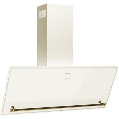KLARSTEIN Victoria Campana Extractora 90cm Campana Decorativa, 400 m³/h, A++ Eficiencia, Control Táctil, LED, Silenciosa 52 dB, Crema & Dorado, Extracción & Recirculación KLARSTEIN Victoria Campana Extractora 90cm Campana Decorativa, 400 m³/h, A++ Eficiencia, Control Táctil, LED, Silenciosa 52 dB, Crema & Dorado, Extracción & Recirculación