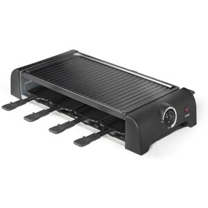 LIVOO Raclette -8 personas, 1300 W, bandeja grill extraíble, termostato ajustable, 42 x 23 cm, 8 espátulas y 8 caquelones incluidos LIVOO Raclette -8 personas, 1300 W, bandeja grill extraíble, termostato ajustable, 42 x 23 cm, 8 espátulas y 8 caquelones incluidos