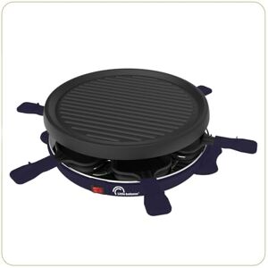 LITTLE BALANCE Cheese & Fun, Raclette Grill, 2 en 1, hasta 6 personas, sin PFAS, 800 W, Azul noche LITTLE BALANCE Cheese & Fun, Raclette Grill, 2 en 1, hasta 6 personas, sin PFAS, 800 W, Azul noche